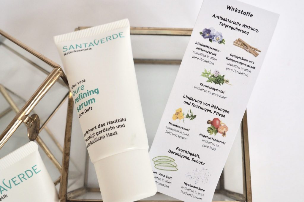 Review Pure Linie Santaverde - Beruhigende Pflege gegen unreine Haut - 7