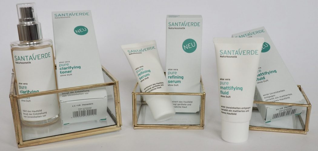 Review Pure Linie Santaverde - Beruhigende Pflege gegen unreine Haut - 1